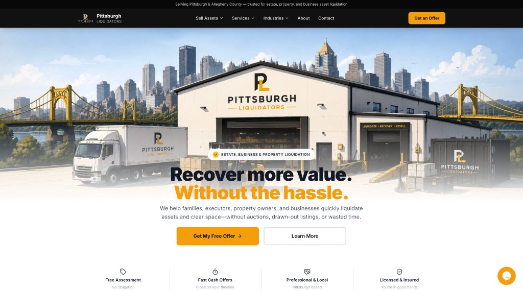 Pittsburgh Liquidators — Website & Operations Build